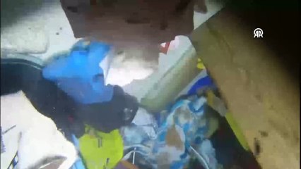 Marmara Denizi'nde batan geminin su altından görüntüleri paylaşıldı