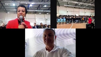 Alper Gezeravcı, lise öğrencilerinin davetine kayıtsız kalmadı