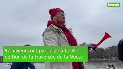 Huy : 92 nageurs se sont jetés à l’eau ce dimanche matin