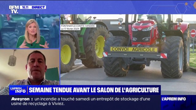 Colère des agriculteurs: le Salon de l'Agriculture sera sous tension , selon Jérôme Volle, vice-président de la FNSEA