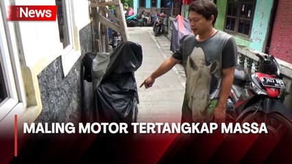 Tertangkap, Maling Motor di Palmerah Jadi Sasaran Amukan Massa