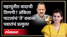 महायुतीत वादाची ठिणगी?अंकिता पाटलांचं ‘ते’ वक्तव्य, अजित पवारांचं प्रत्युत्तर