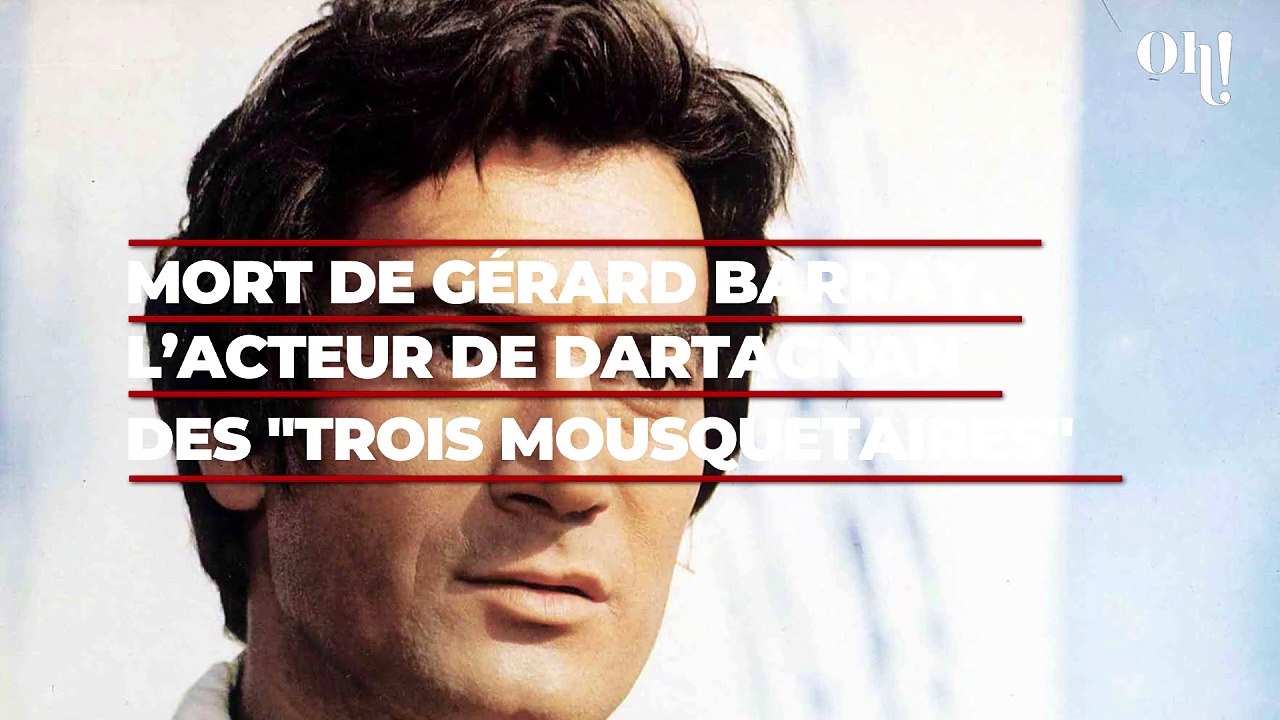 Mort de Gérard Barray, l’acteur de Dartagnan dans "Les Trois mousquetaires", à l’âge de 92 ans