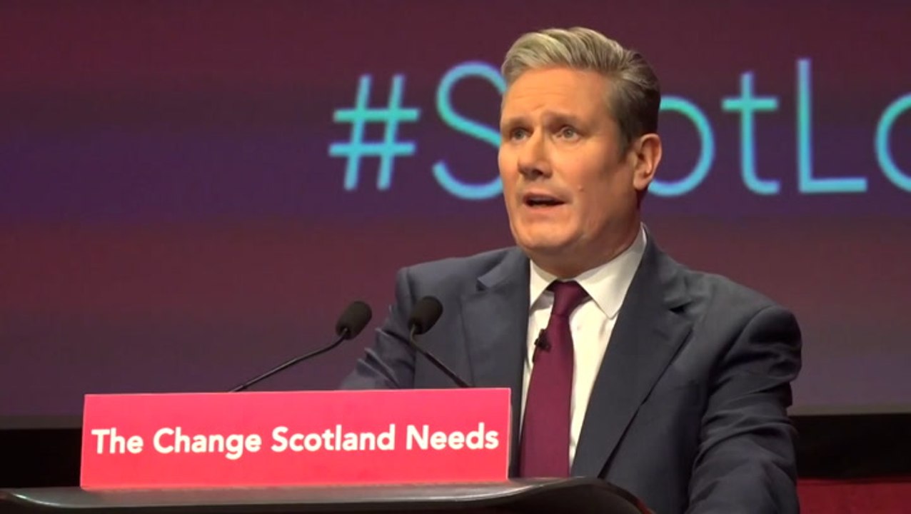Keir Starmer calls for ‘permanent’ Gaza ceasefire in speech at Scottish Labour conference