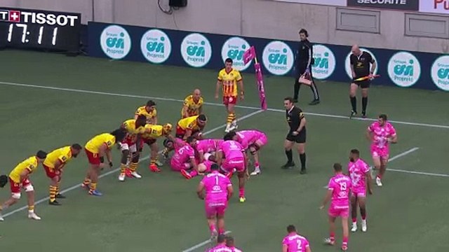 TOP 14 - Essai de Paul ALO EMILE (SFP) - Stade Français Paris - USA Perpignan