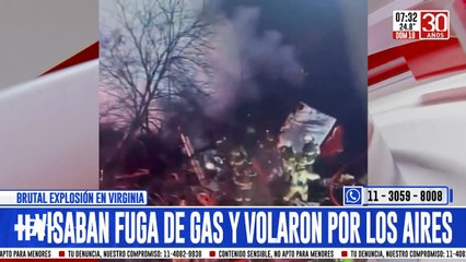 Un muerto y 13 heridos en una brutal explosión en Virginia, Estados Unidos