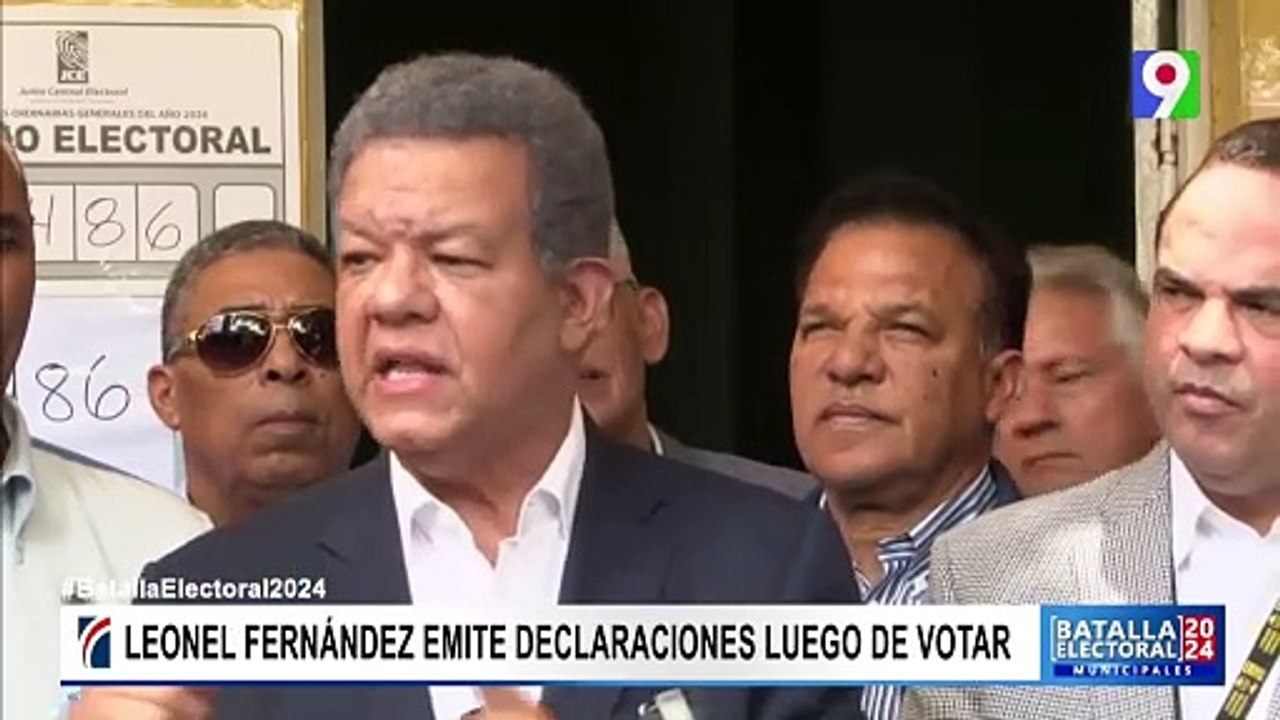 Declaraciones de Leonel Fernandez, la población se inclina a las fuerzas opositoras