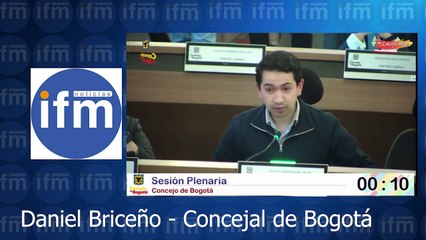 Concejal Daniel Briceño cuestiona el proceso de elección del Personero de Bogotá