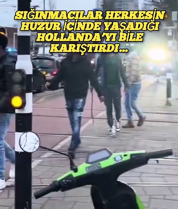 Sığınmacılar herkesin huzur içinde yaşadığı Hollanda’yı bile karıştırdı