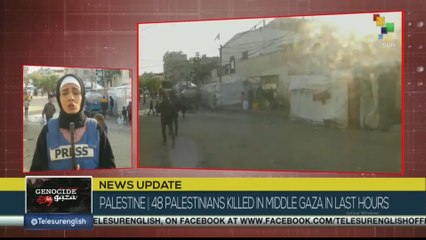 48 Palestinians killed in middle Gaza in the last hour