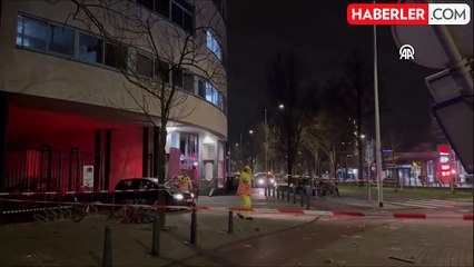 Lahey'de sığınmacılar ayaklandı, ortalık yangın yerine döndü: 6 polis yaralı