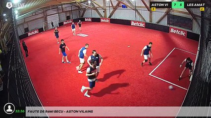 Faute de Rémi BECU - ASTON VILAINS