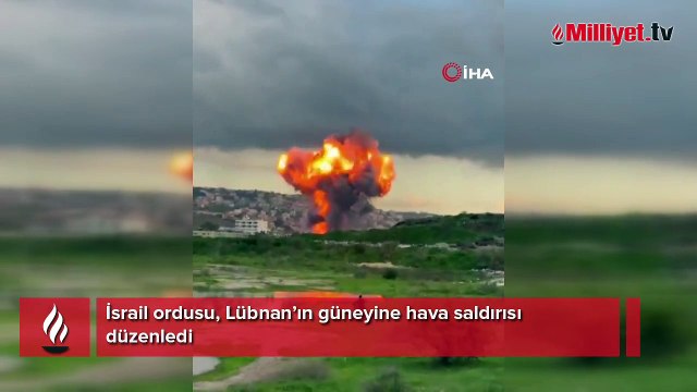 İsrail, Lübnan’ın güneyine hava saldırısı düzenledi