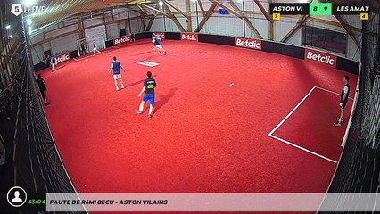 Faute de Rémi BECU - ASTON VILAINS