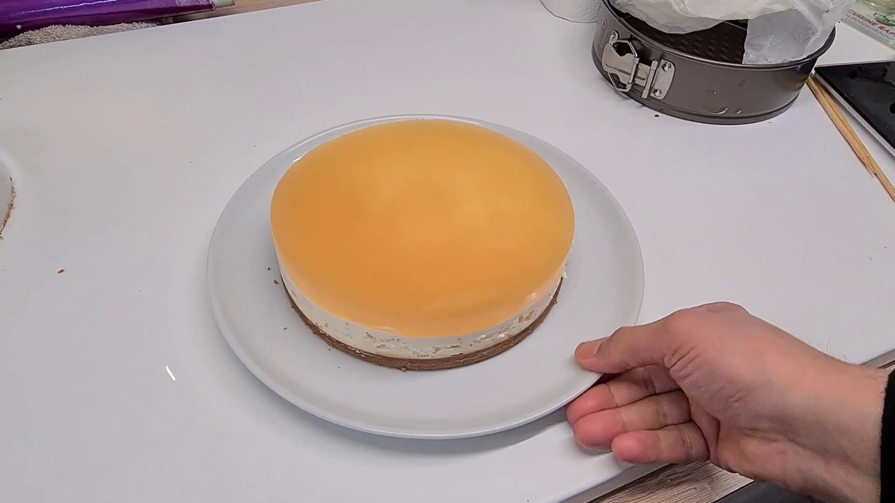 gateau crémeux aux pommes