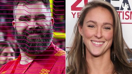 Jason Kelce and Wife Kylie Kelce Hang Out at Bar While Visiting the Jersey Shore