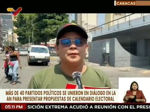 Caracas | Ciudadanos apoyan dialógo entre sectores políticos en pro de los comicios electores 2024