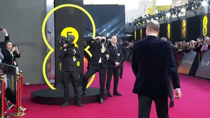 Prince Williams arrives at star studded BAFTAs