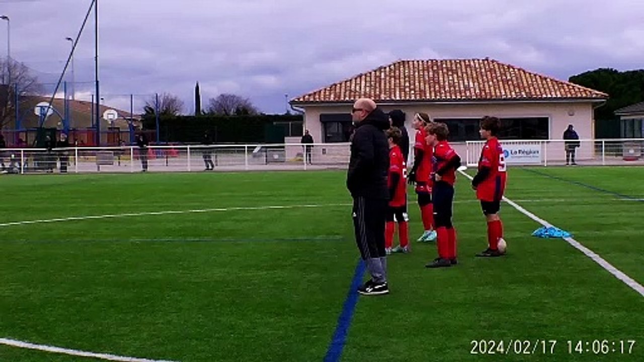 U13 Coupe Charles André. Seconde mi-temps&