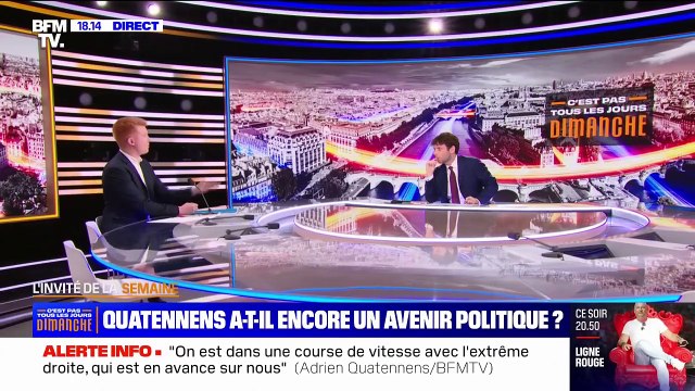 L'interview d'Adrien Quatennens, plus d'un an après sa condamnation pour violences conjugales, en intégralité