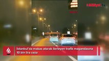 Sosyal medya ele verdi! Trafik magandasına 10 bin lira ceza