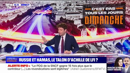 Comparaison de Lula entre Gaza et la Shoah: "Je supporte qu'on fasse preuve d'un peu moins de nuance", affirme Adrien Quatennens (LFI)
