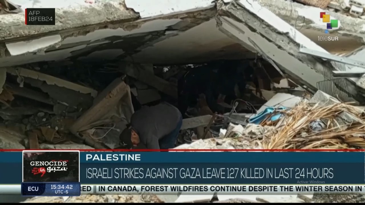 FTS 16:30 18-02: Israeli strikes against Gaza leave 127 killed in last 24 hours