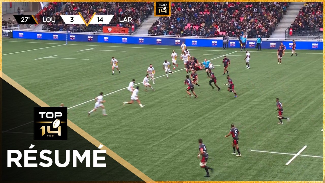 TOP 14 Saison 2023-2024 J15 - Résumé LOU Rugby - Stade Rochelais