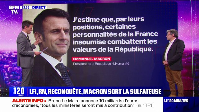 Attaque contre LFI, RN hors de l'arc républicain : Emmanuel Macron étrille l'opposition dans le journal l'Humanité