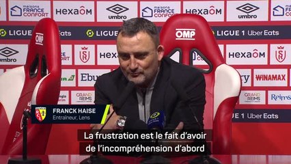 Lens - Haise content du point mais frustré par l’arbitre et l’inefficacité