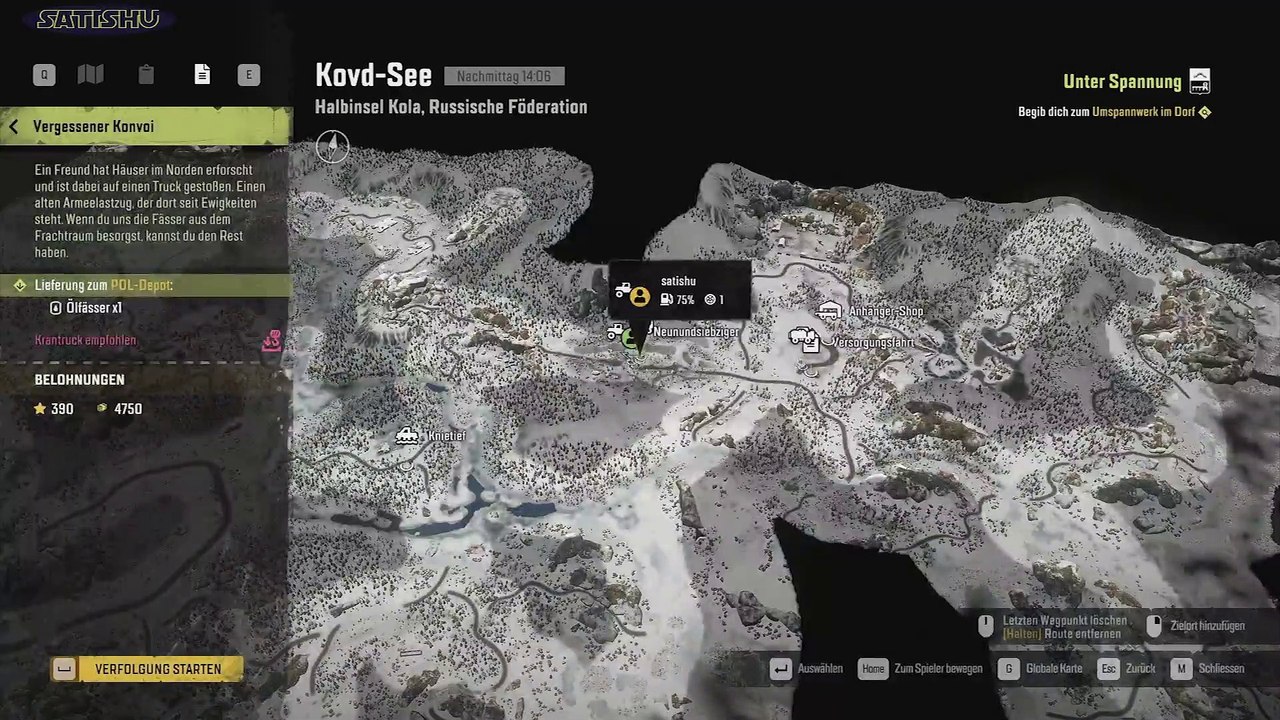 Glattes Eis und eingesunkene Trucks. SnowRunner #243