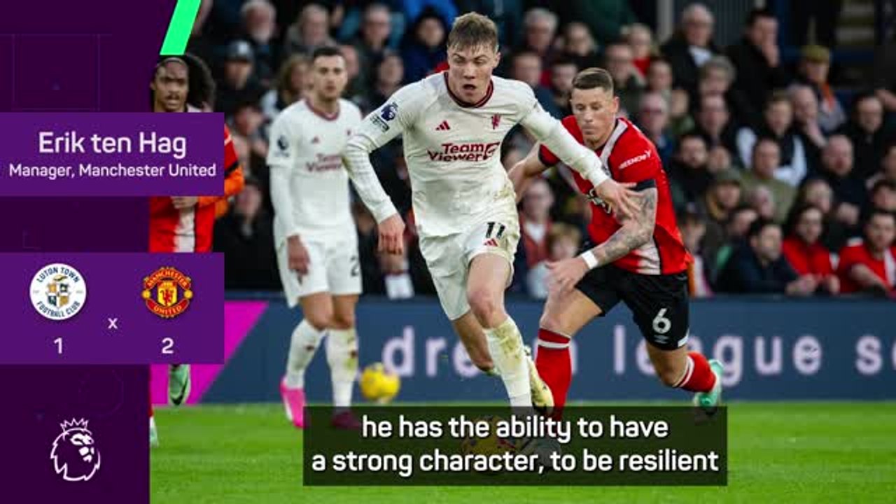 Erik ten Hag lauds Hojlund's heroics in Red Devils win