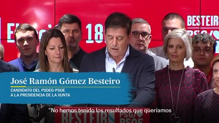 Besteiro: "No hemos conseguido nuestro principal cometido"