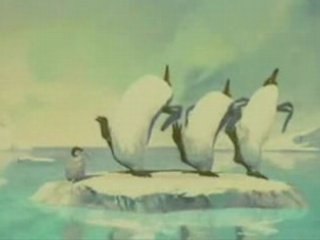 I pinguini che creano la nuova era glaciale cureggiando :D