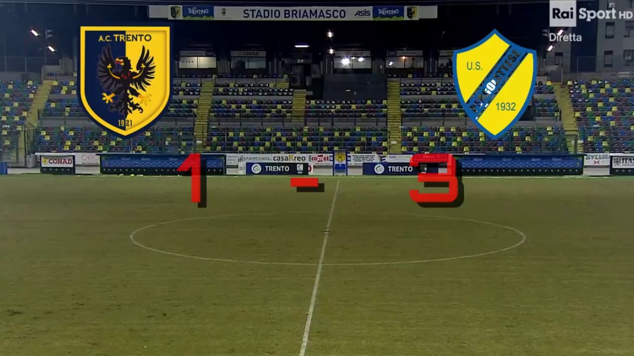 trento vs pergolettese 1-3
