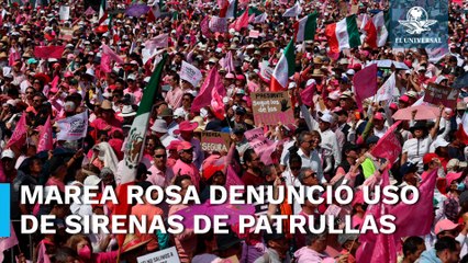 Niega SSC-CDMX que haya usado sirenas para obstruir audio de la "Marcha por la Democracia"