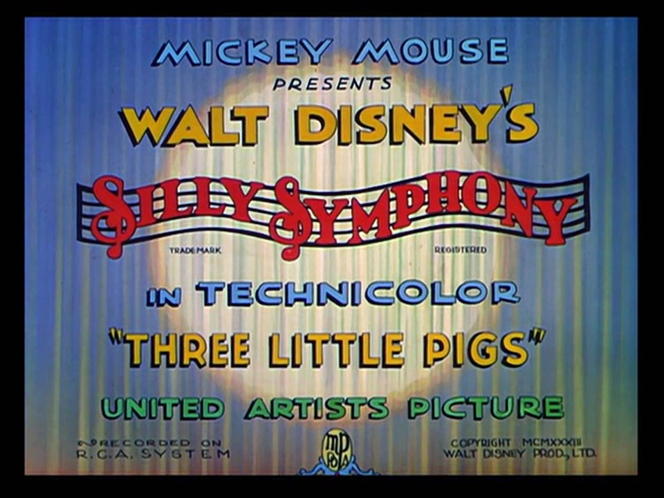 Os Três  porquinhos (1933) Disney Grandes clássicos
