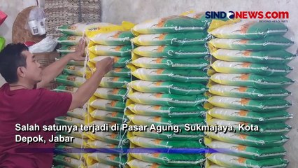 Harga Beras Naik Drastis, Omzet Pedagang Merosot 50%
