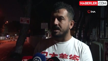 Taksiciden "Aracımı kapattım" cevabını alan yolcu, şoförün sırtına makas sapladı