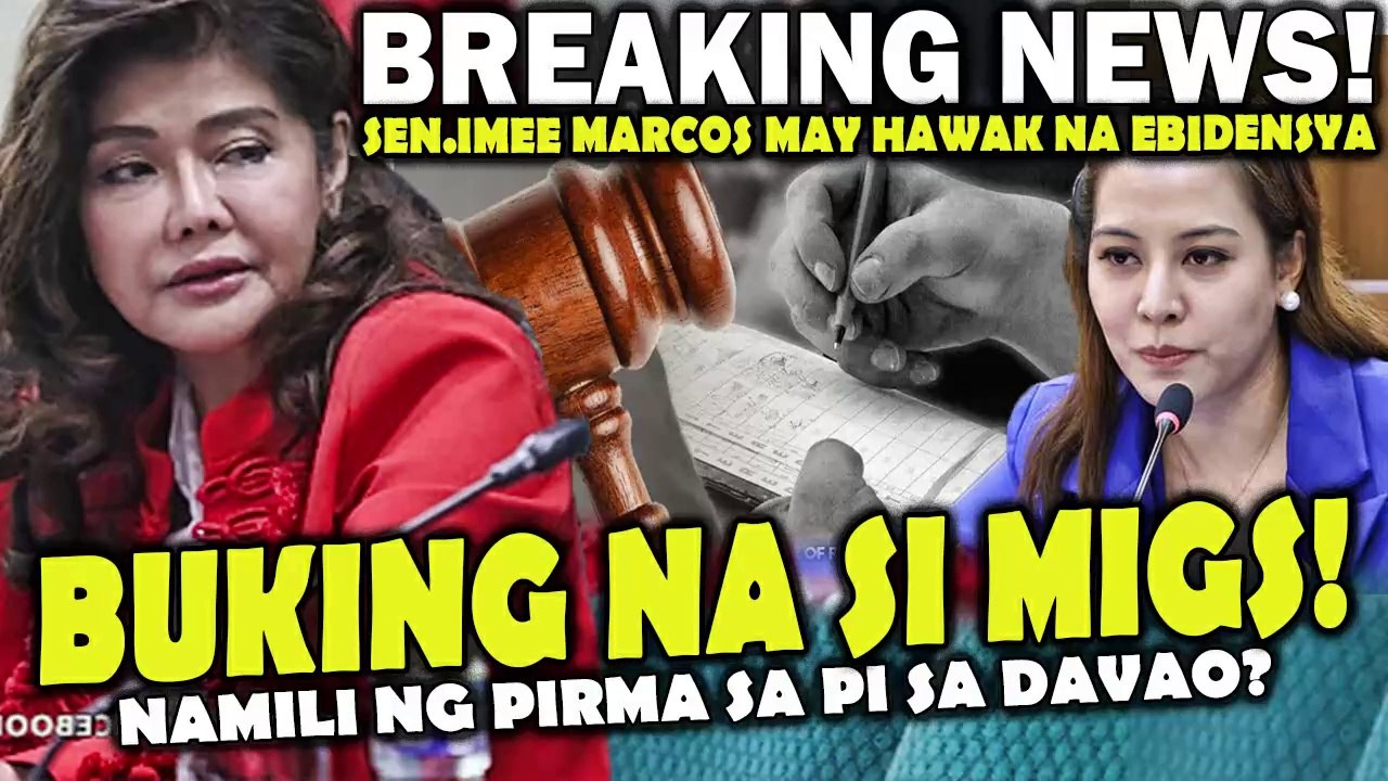 Namili ng pirma sa pi pekeng initiatives sa davao? Sen.Imee may hawak na ebidensya at testigo laban kay Rep.Migs Nograles
