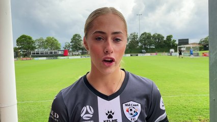WATCH: Mid Coast's Tahlia Holmes gives insight into her team