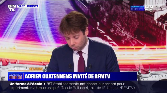 Adrien Quatennens, député de La France insoumise, moqué sur les réseaux sociaux après avoir déclaré hier que beaucoup de Français souhaitaient son retour en politique !