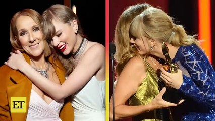 GRAMMYs_ Taylor Swift and Celine Dion Share Sweet Backstage Embrace