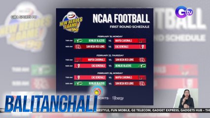 NCAA Season 99 Football Championship, sinimulan na ngayong araw | BT