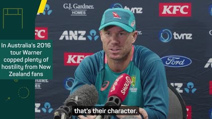 'That's their character' - Warner lands the first blow against Kiwi fans