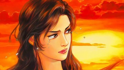 The Return of Condor Heroes  神鵰俠侶 黃玉郎 香港動漫  Hong Kong Comic Manga Anime  Xiaolongnü was heartbroken and left Yang Guo for the first time  小龍女傷心欲絕，第一次離開楊過