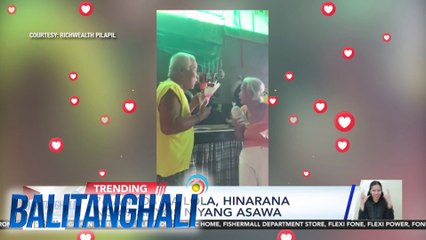 76-anyos na lola, hinarana ng 69-anyos niyang asawa | BT