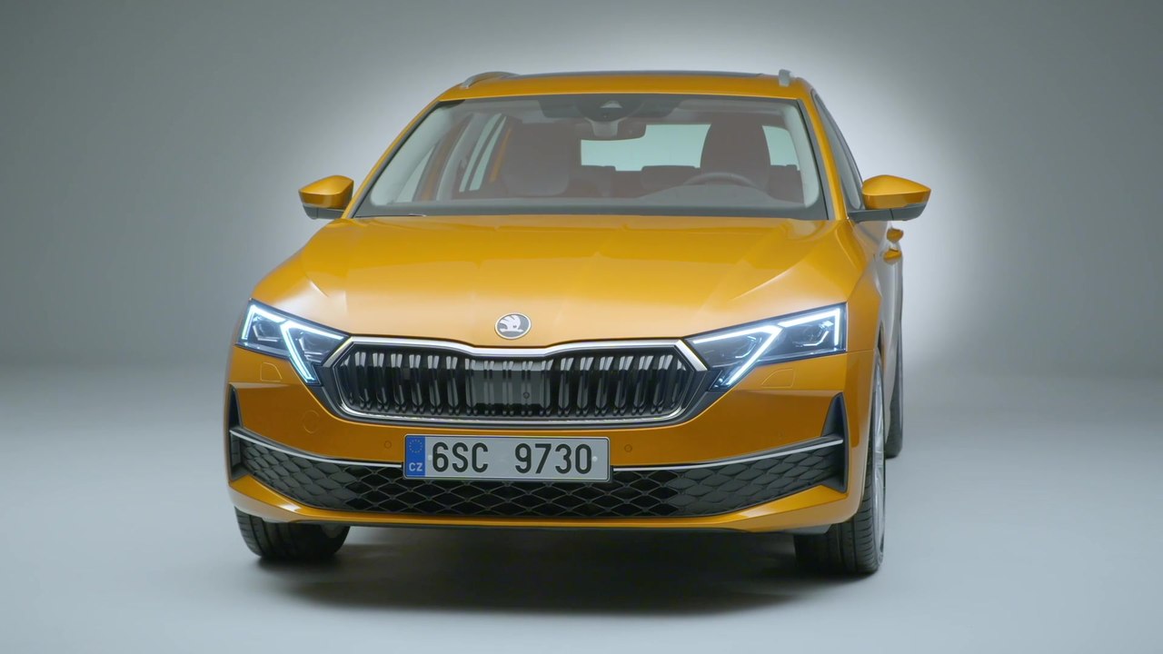 Der Skoda Octavia - Exterieur - nachgeschärftes Karosseriedesign mit modernster Scheinwerfergestaltung