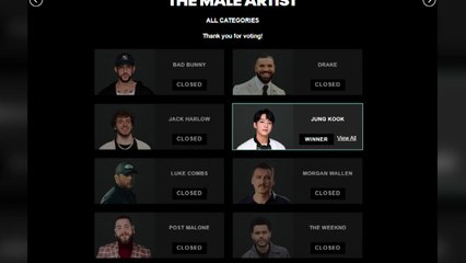 BTS 정국·스트레이 키즈, 美 '피플스 초이스 어워즈' 수상 / YTN