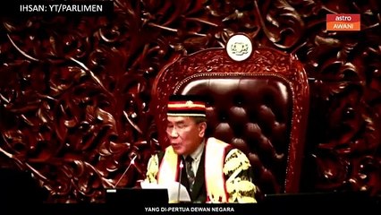 Speaker Dewan Negara, Mutang Tagal tekad teruskan agenda transformasi